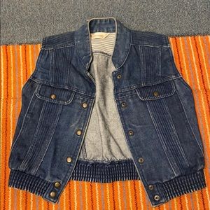 denim vest